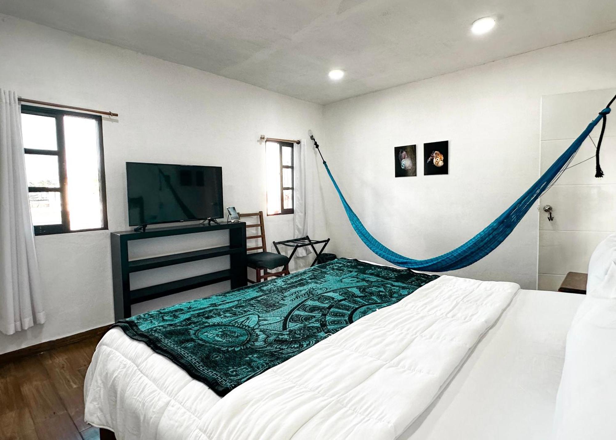 Habitación con cama extragrande.